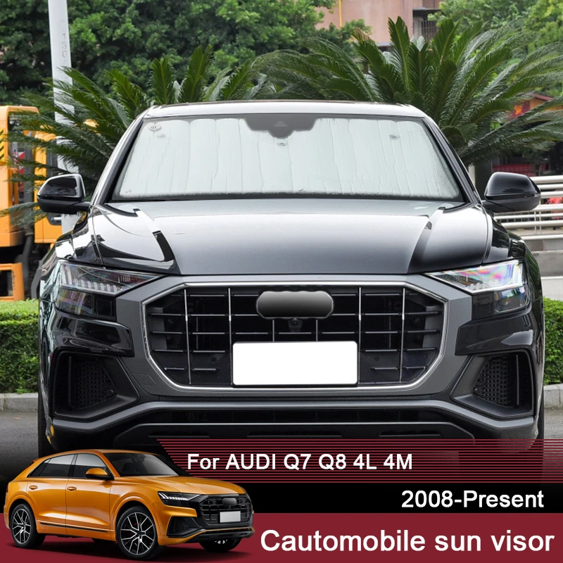 

Car Sunshades UV Protect Cover For Audi Q7 Q8 4L 4M 2008-2025 Side Window Curtain Sun Shade Visor Windshield Auto Accessories