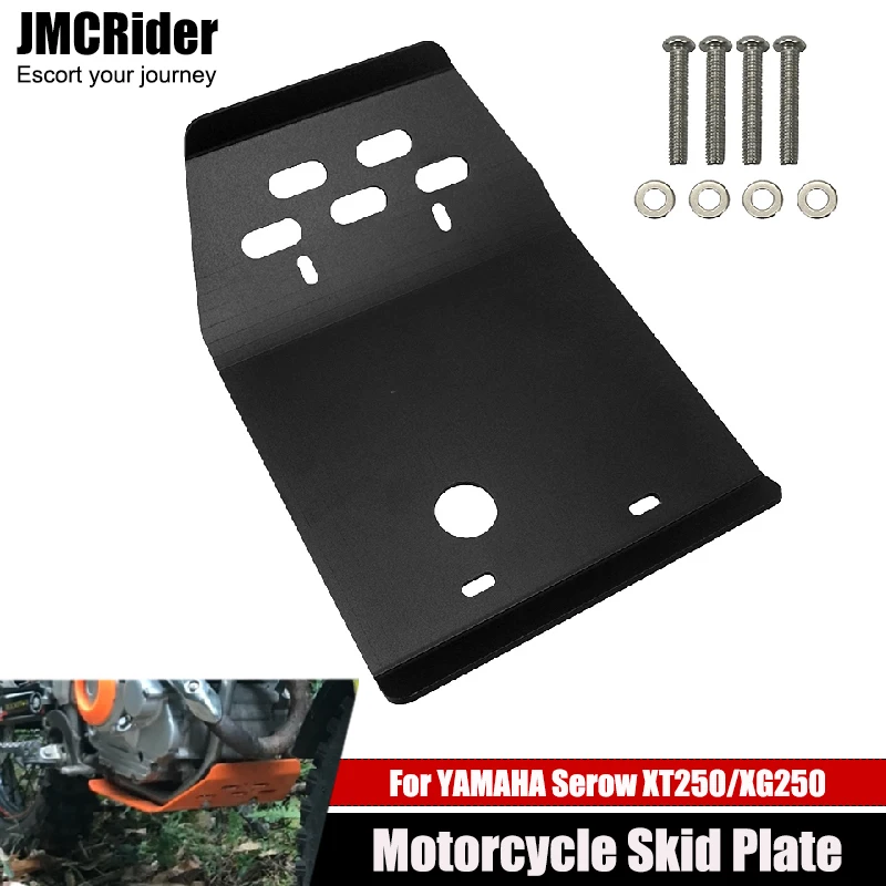 

For Yamaha Tricker XG250 XG 250 Serow XT250 XT Motorcycle Skid Plate Engine Guard Chassis Protection Cover Belly Pan Protector