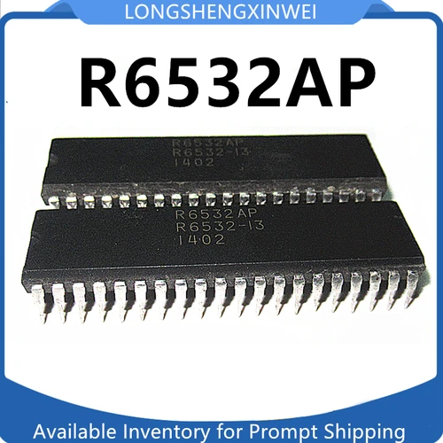 1PCS R6532AP R6532P R6532 메모리 I/O 타이머 칩 직접 삽입 DIP40 풋 칩 