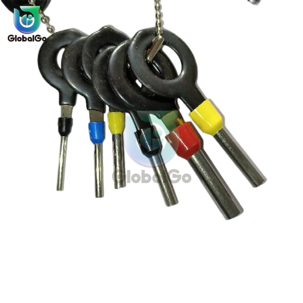 11-38 buah penghilang Terminal mobil kabel listrik konektor Crimp Kit ekstraktor Pin Terminal mobil alat perbaikan tangan