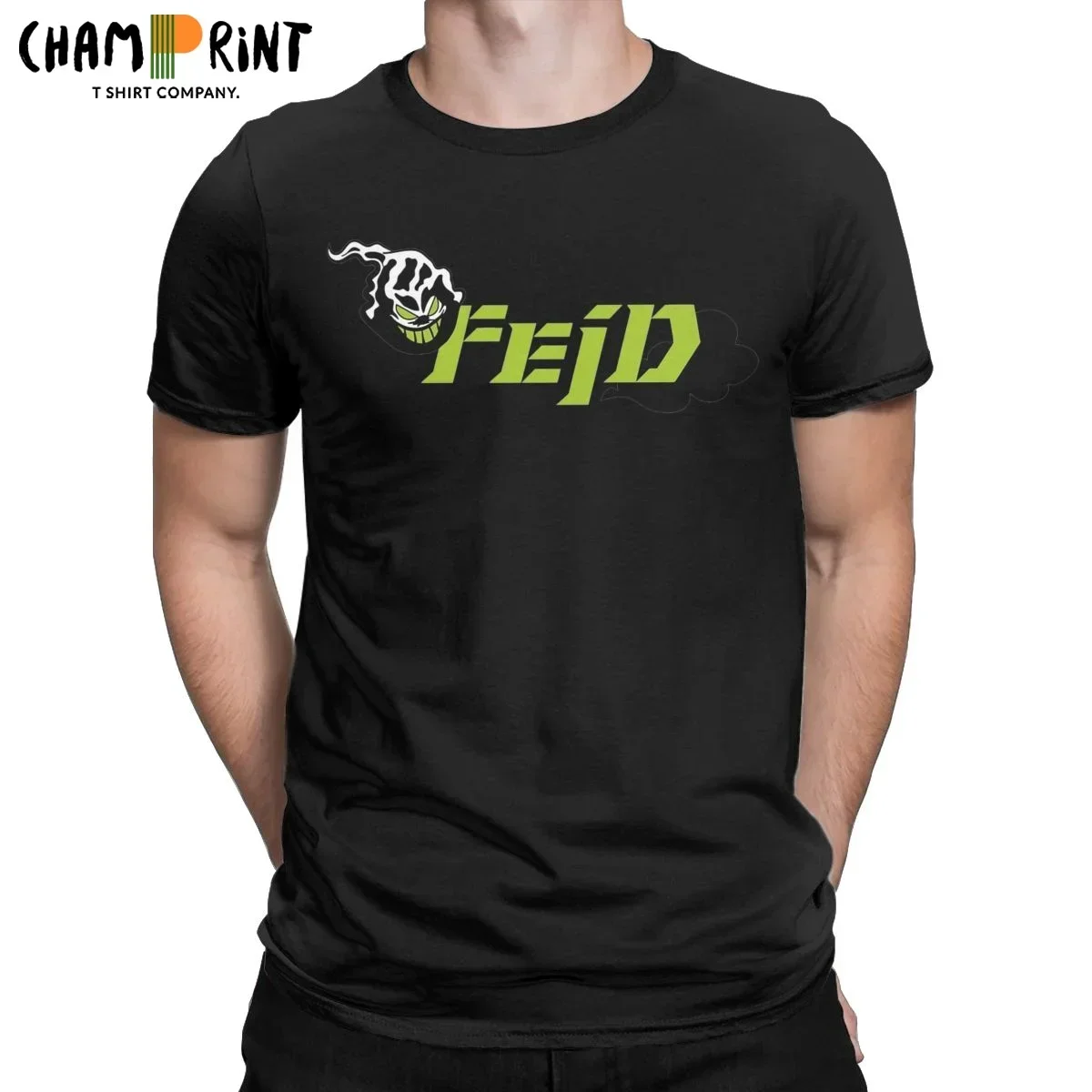 Unique Ferxxo Merch Feid Logo T-Shirts Men Crewneck Cotton T Shirts Short Sleeve Tee Shirt Printed Clothing