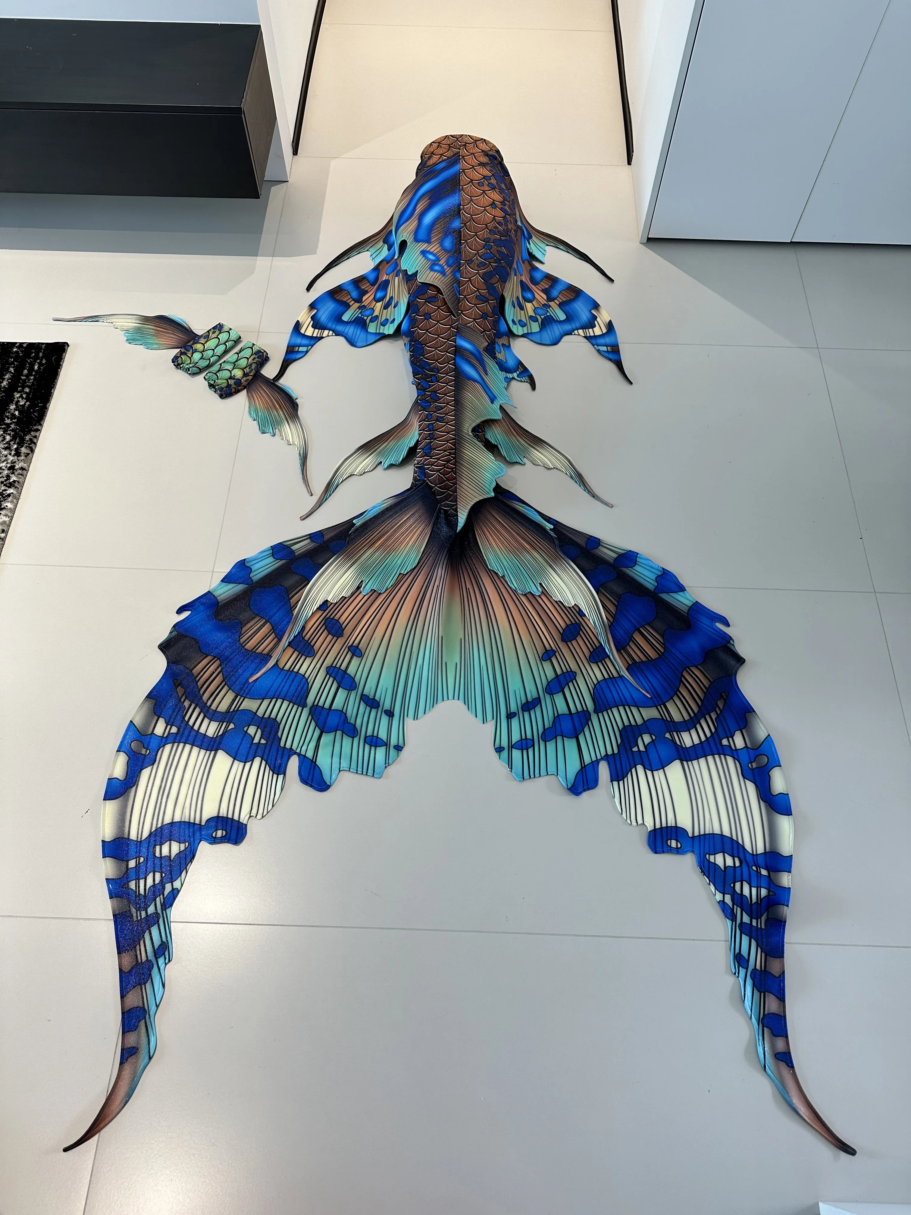

High Quality Reinforced Mermaid Tail Aquarium Mermaid Performance Costume Shooting Professional Diving Training Fish Tail