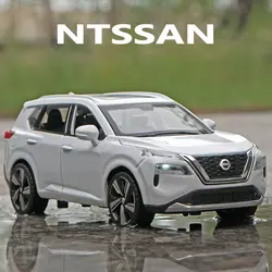 1:32 Nissan X-TRAIL SUV Alloy Car Model Diecast Metal Off-road Vehicles Car Model Sound and Light Simulation Childrens Toy Gifts