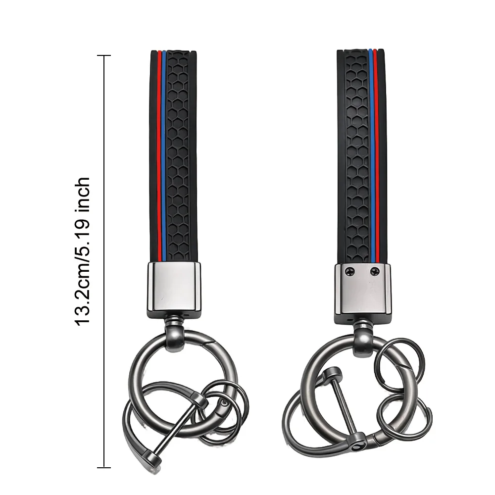 Silicone Remote Car Keychain Holder Key Case Cover for BMW F48 F46 F10 F20 F30 X1 X2 X3 X4 X5 X6 Z4 1 2 3 4 5 6 7 Serie 7 Wallet view 6