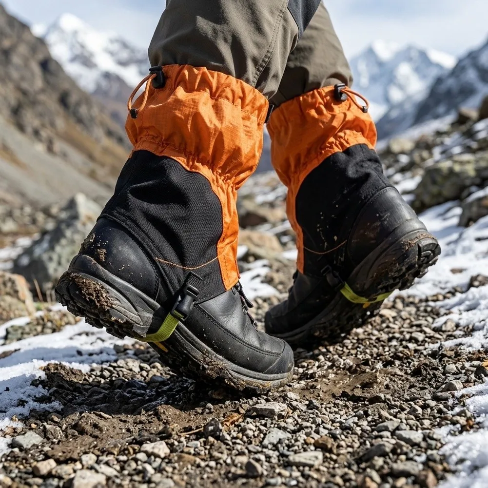 20D Silicone-Coated Nylon Leg Covers for Hiking Designed to Deliver Breathable Sandproof and All-Terrain Protection