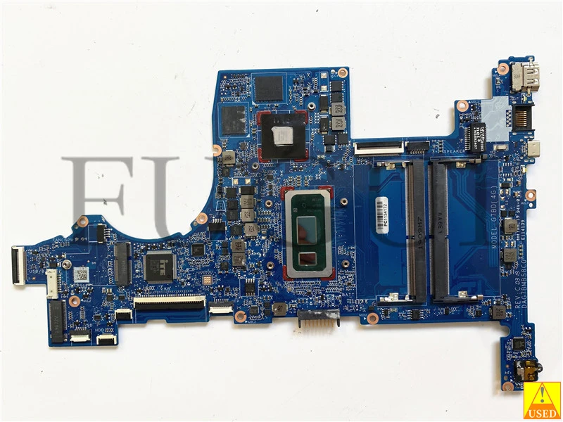 Placa-mãe portátil totalmente testada para HP, L67288-601, DAG7BMB58C0, HP 15-CS, SRJP i7-8565U CPU, N17S-G2-A1 GPU, 100% de trabalho