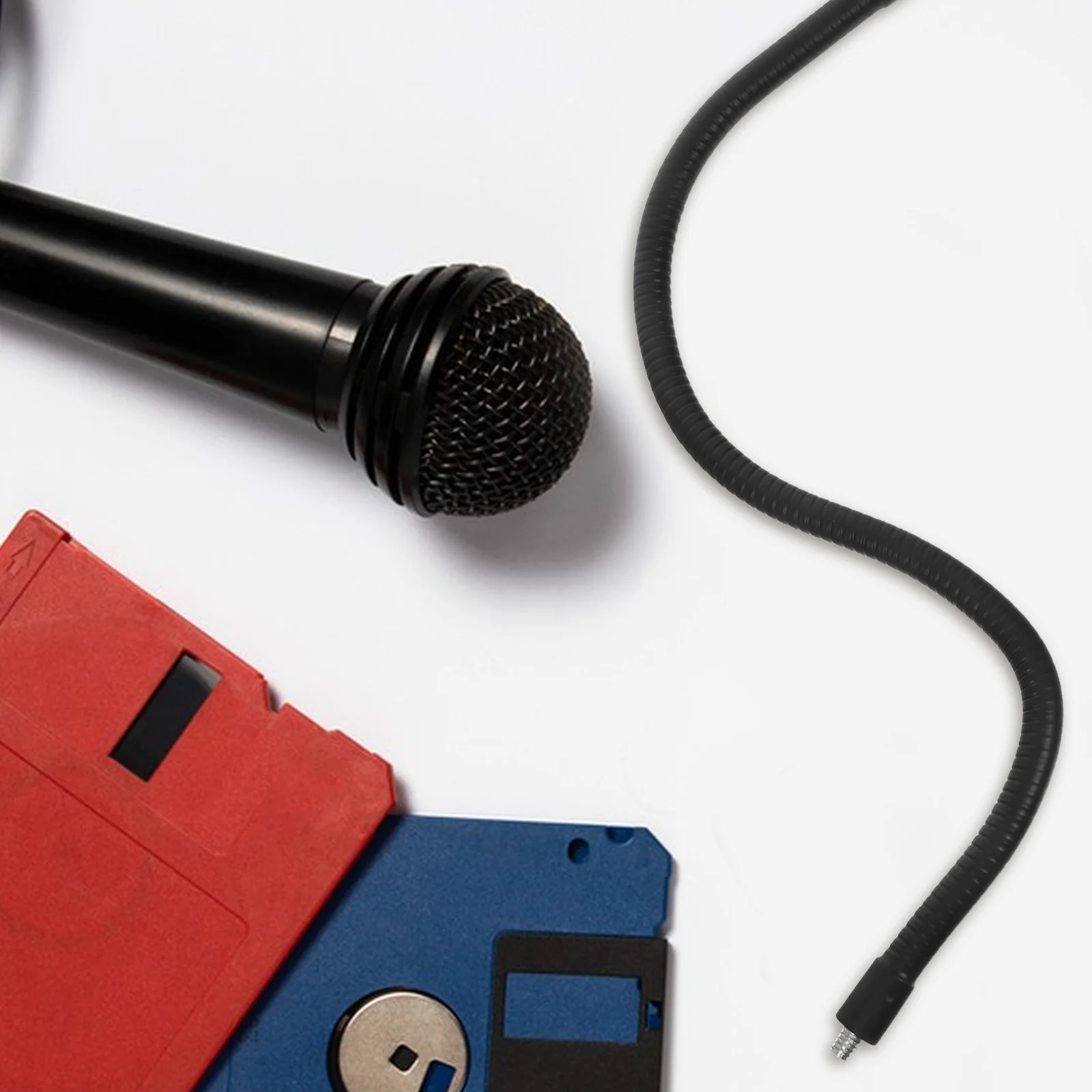 

2pcs Flexible Bendable Adjustable Metal Rod Bracket Extension Threaded Gooseneck Flexible Tube Extension Rod Arm 1/4\