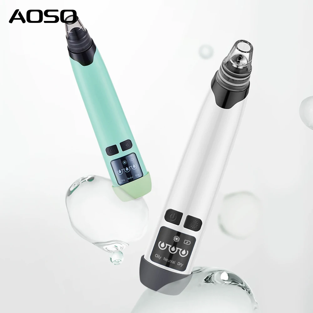 Inteligentny odkurzacz do porów - elektryczne urządzenie do usuwania zaskórników zapewniające głębokie oczyszczanie i nawilżenie skóry