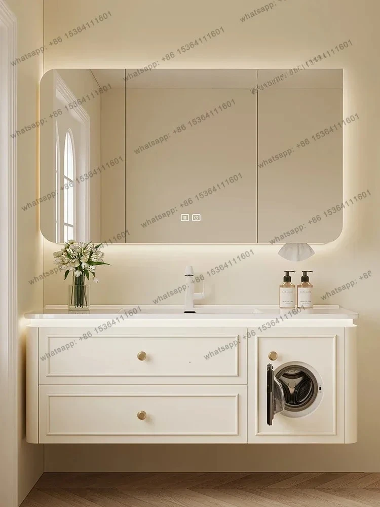 Bathroom Cabinet Smart Mini Washing Machine Toilet Ceramic Integrated Basin Wash