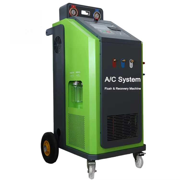 

Fully Automatic AC Recovery And Recycling Refill Freon R1234yf R134a Air Condition Recharge Machine