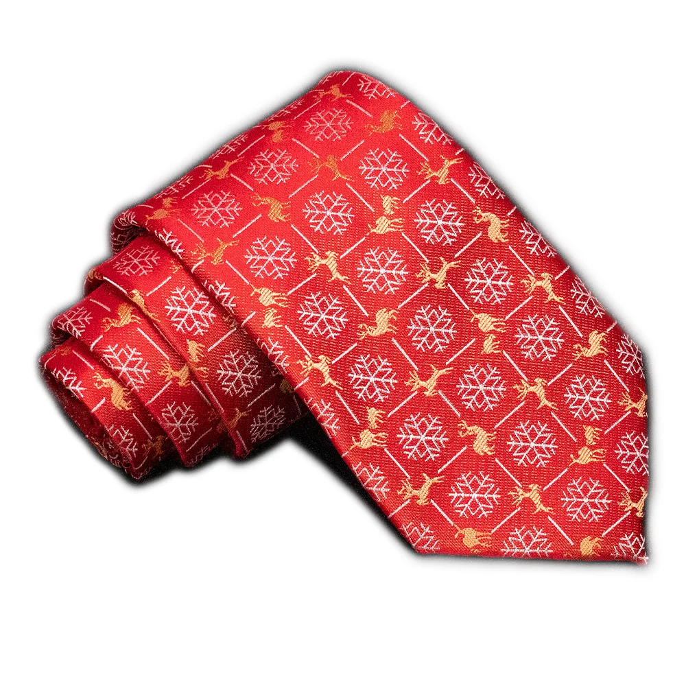 EASTEPIC 8 cm Frohe Weihnachten Grün Rot Blau Schwarz Krawatten für Männer Festliche Saison Weihnachtsgeschenk Schneemann Rentier Kriss Kringle – Detail 4