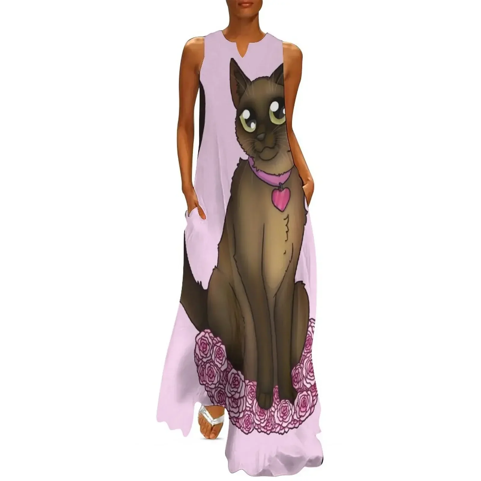 

Rosie Kitty Long Dress Dress women dresses ladies 2025 summer elegant party dresses for women 2025 dress women summer