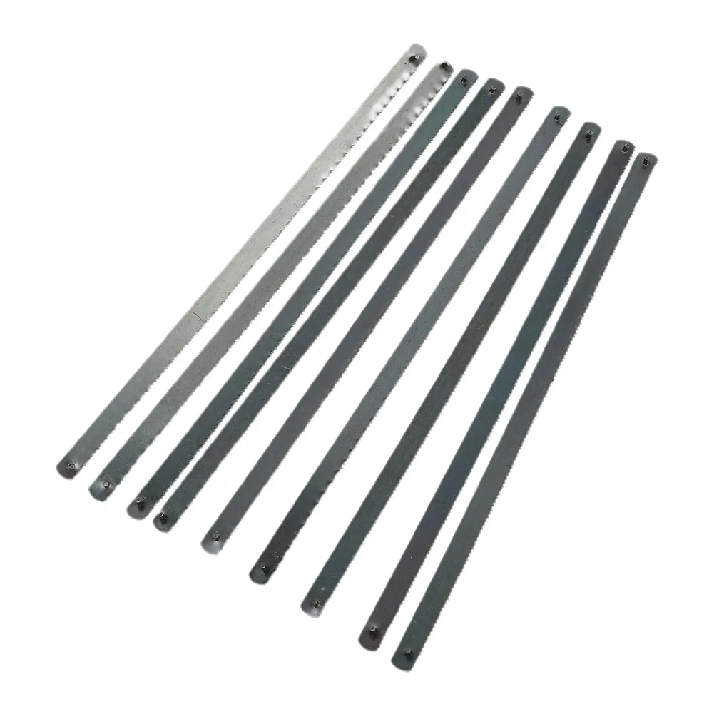 10Pcs 6Inch 24T Mini Hacksaw Blade Multifunctional Saw Blade Metal Plastic Cutting 150mm Hacksaw Universal Cutting Blades Tool