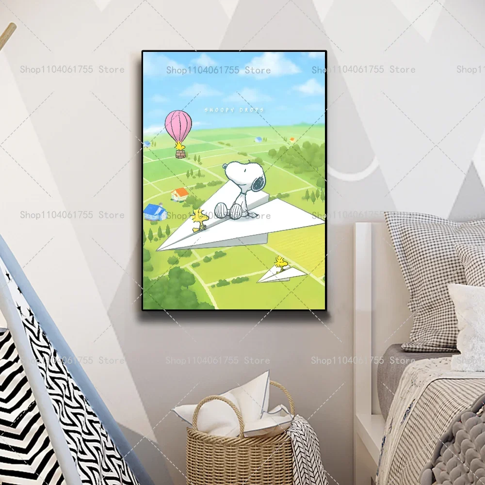 ملصق MINISO S-Snoopy ، فن ذاتي اللصق ، ملصق ورقي مقاوم للماء ، ديكور حائط ، قهوة ، منزل ، بار ، غرفة #6