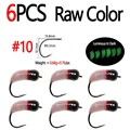 6pcs Raw Color Sz 10