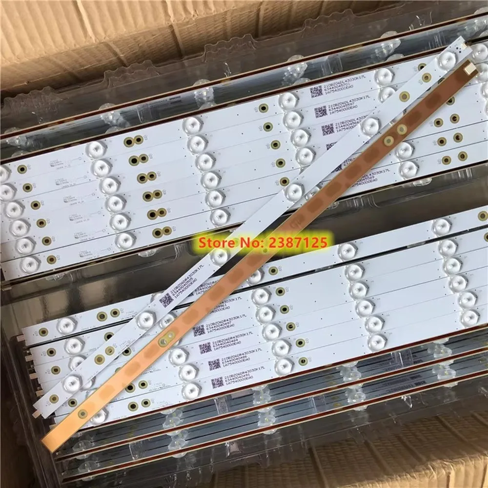 LED Backlight Strip LB49016 V1_00 LB-PF3030-GD2P6C490712-L/R-D 49PUS6551 49PUS6501 49PUS6401 49PUS6762 49PUS6262  49PUH6101