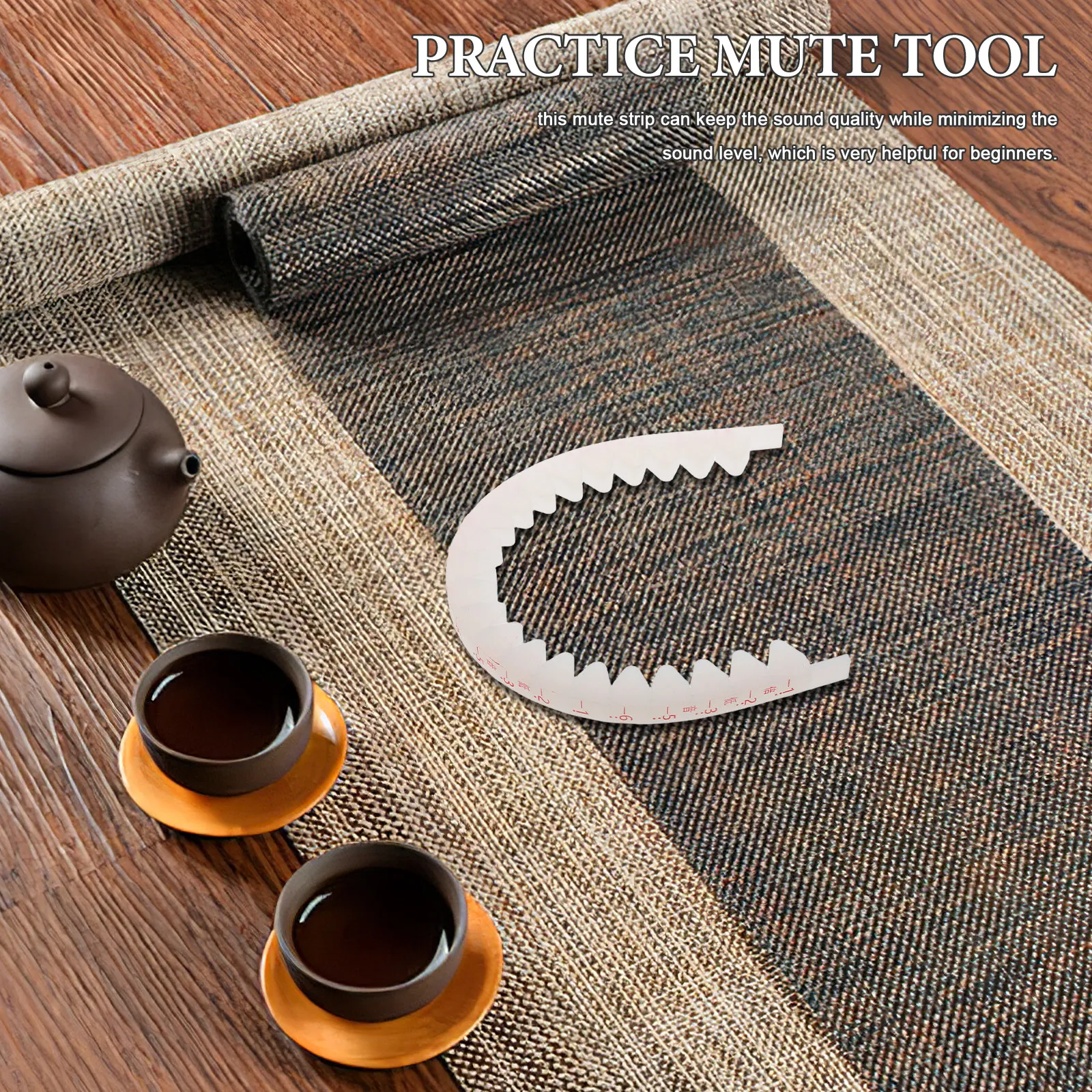 Guzheng Mute Tool Sponge Strip Durable Soundproofing Noise Reduction for Home Practice Guzheng Accessory Sound Proofing