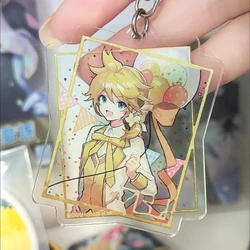 Piapro Characters Acrylic Pendant Hatsune Miku Megurine Luka Anime Peripheral Originality Pen Case Knapsack Hanging Decorations