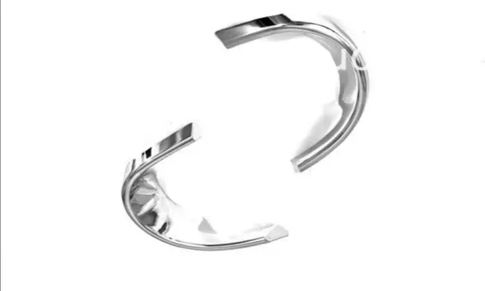 Chrome Rear Exhaust Muffler Trim for Ford S-MAX MK1 from 2006 to 2014