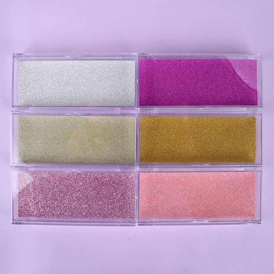 

Acrylic Case Box 14-18mm Eyelashes Packaging 10-50 PCS Wholesale Plastic Box Empty Lash Case Glitter Case eyelash packaging