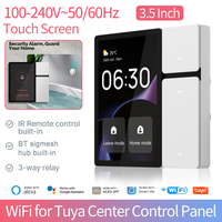 WiFi for Tuya Smart Touch Screen 3.5 Inch Center Control Panel IR Remote Control Smart Central Control for Intelligent Scenes