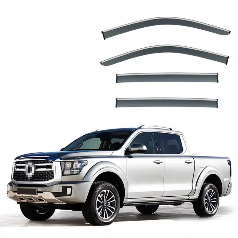 Side Window Deflector Window Visor For GWM Cannon Alpha Poer Sahar 2024 2025 2026
