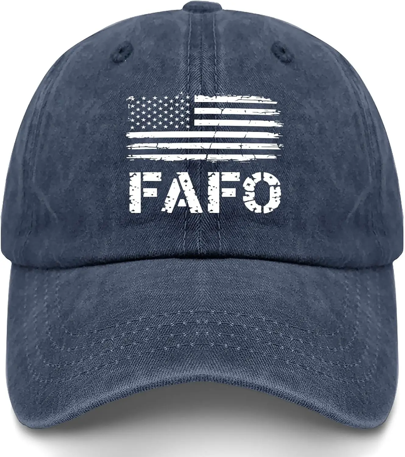 

FAFO Hat for Mens Cool Washed Distressed Baseball Cap