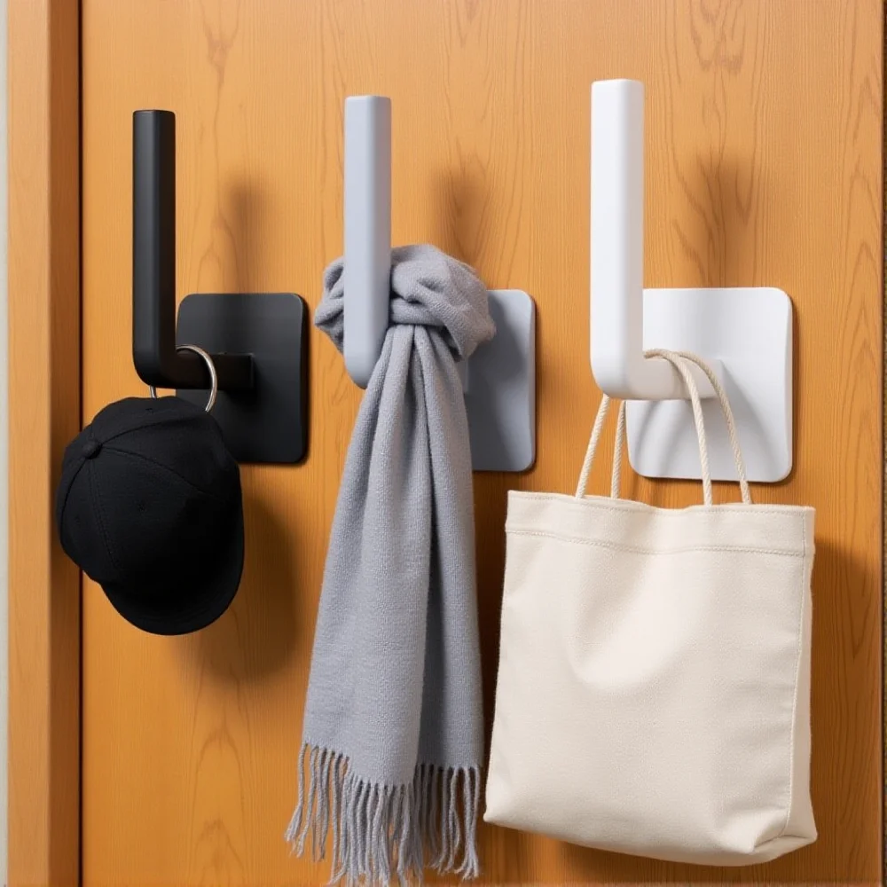 

Hat Rack for Baseball Caps No Drilling Adhesive Hat Hooks for Wall Door Closet Cap Hanger Storage Hats Home Organizer Holder