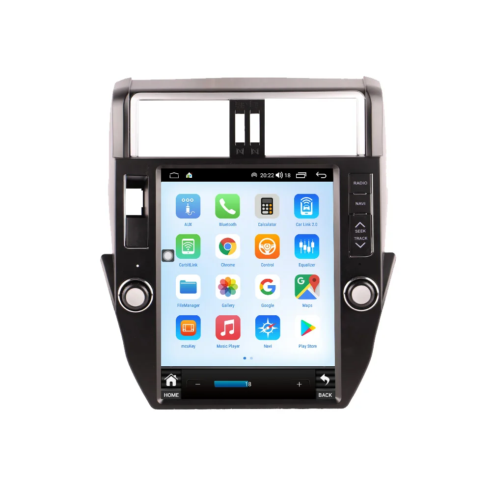 Для Toyota Land Cruiser Prado2012-2017 Carplay автомобильный мультимедийный видеоплеер GPS-навигация радиоэкран Android радиоприемник