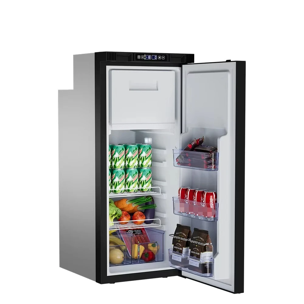 Advanced 12V Compressor RV Freezer 90L Built In Refrigerator For Campervan Motorhome Recreational Vehicles Use