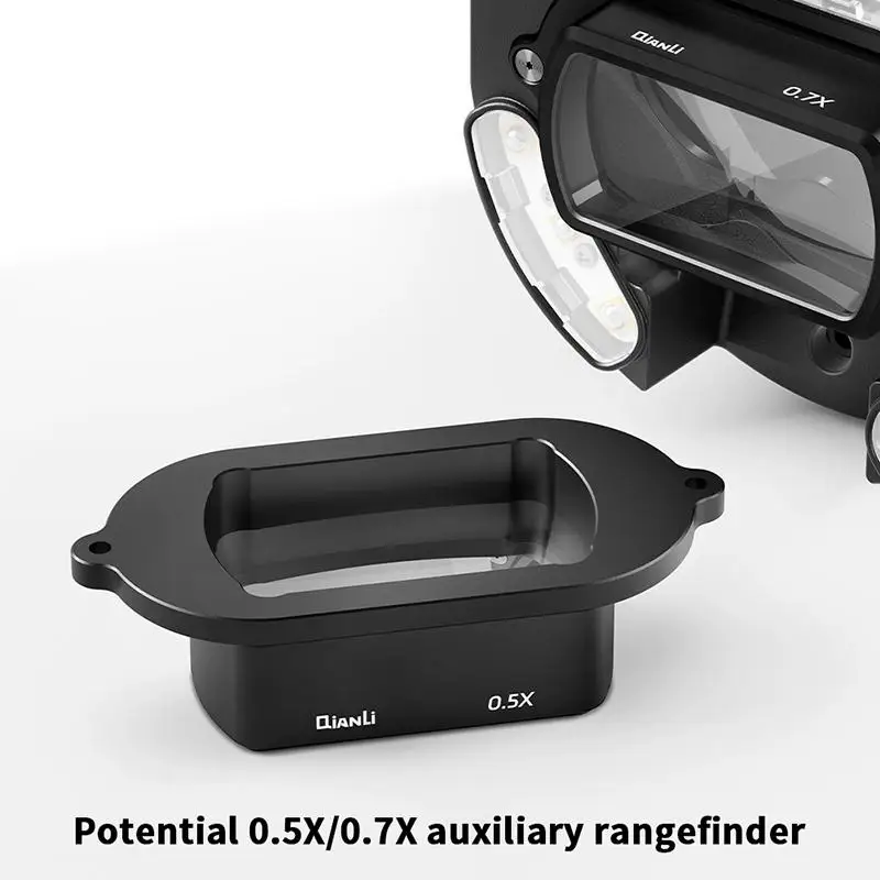 Wide Field 0.5X/0.7X Stereo Microscope View Expander with Integrated Illumination Lens Adapter for Stereo Microscopes