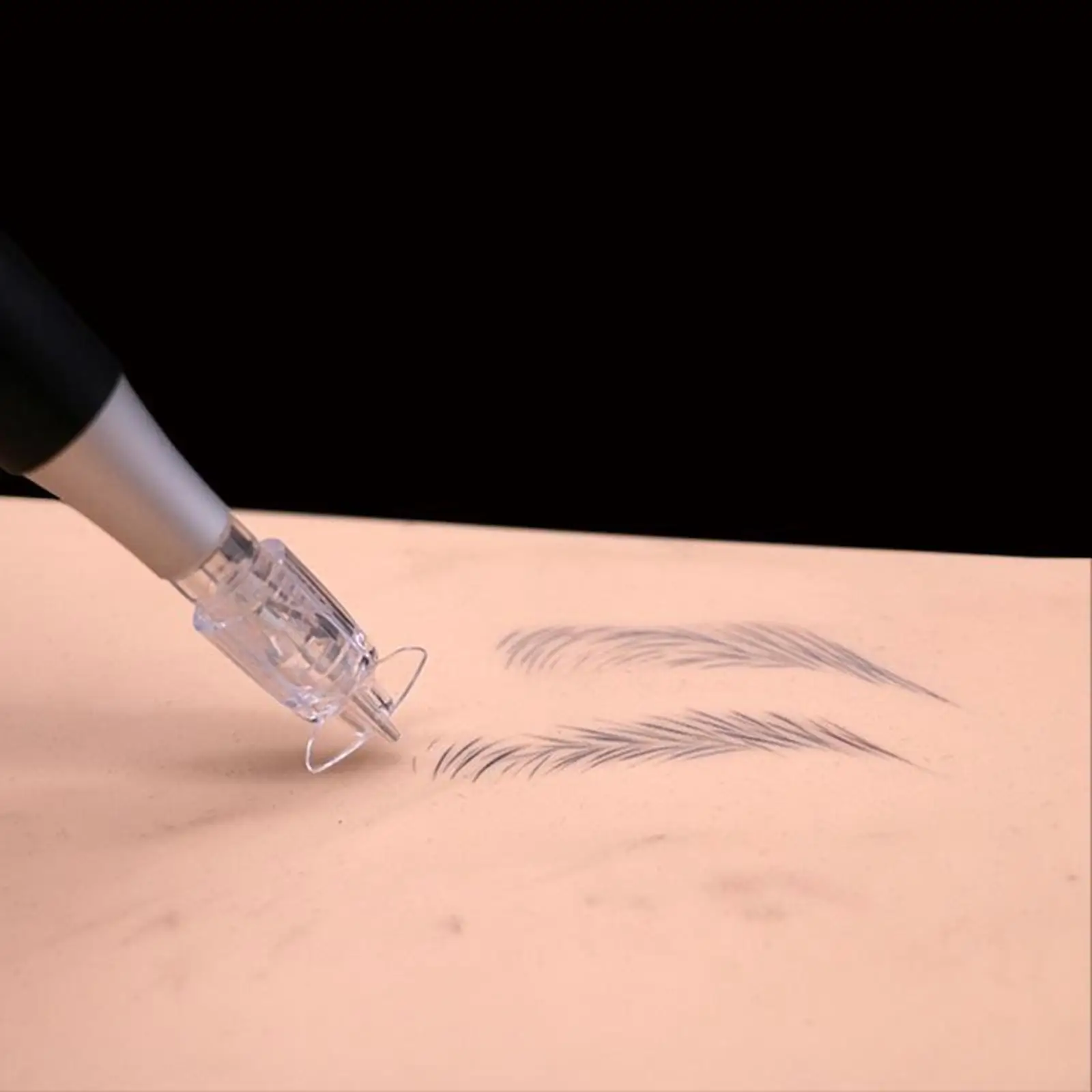 Balancer Tattoo Line Helper Tool voor wenkbrauwmake-up Doorzichtig draagbaar plastic hulpmiddel voor nauwkeurige wenkbrauwen