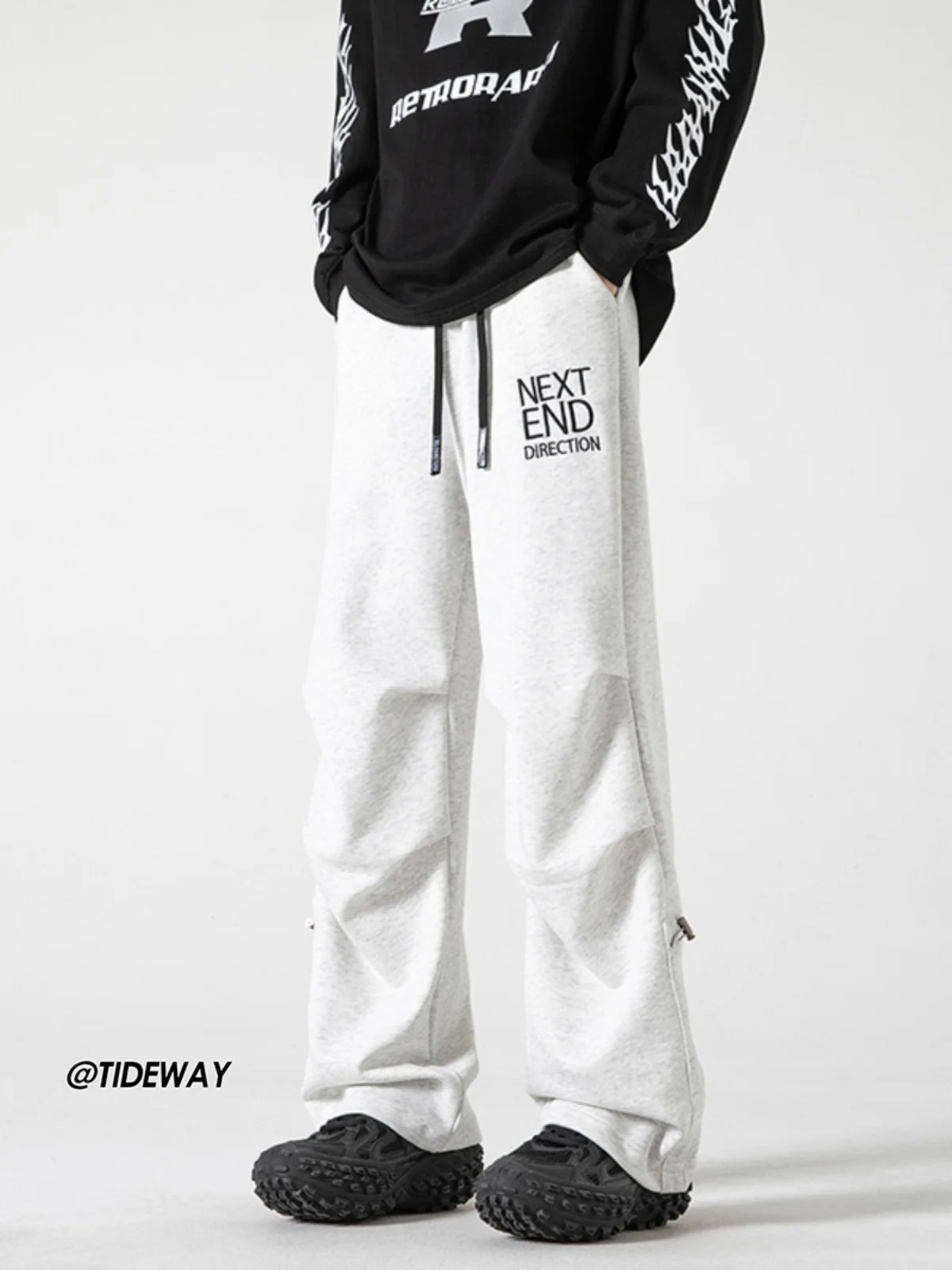 

Американские рабочие брюки-карго для мужчин, свободного кроя, весенне-осенние, повседневные, для альпинизма, длинные, прямые штанины