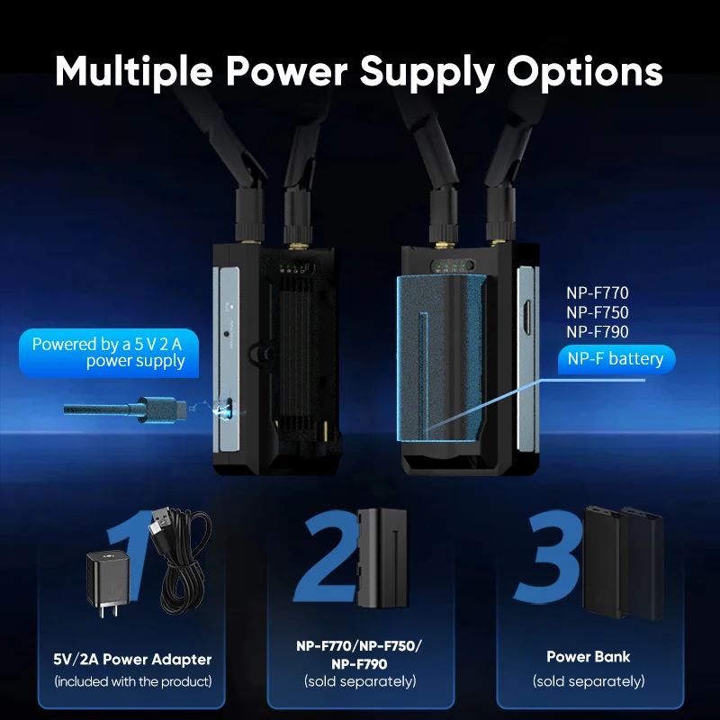 1080P 500M HDMI Wireless Transmitter and Receiver. Ensures Low Latency for TV, DSLR, Projector, Laptop - Image 4
