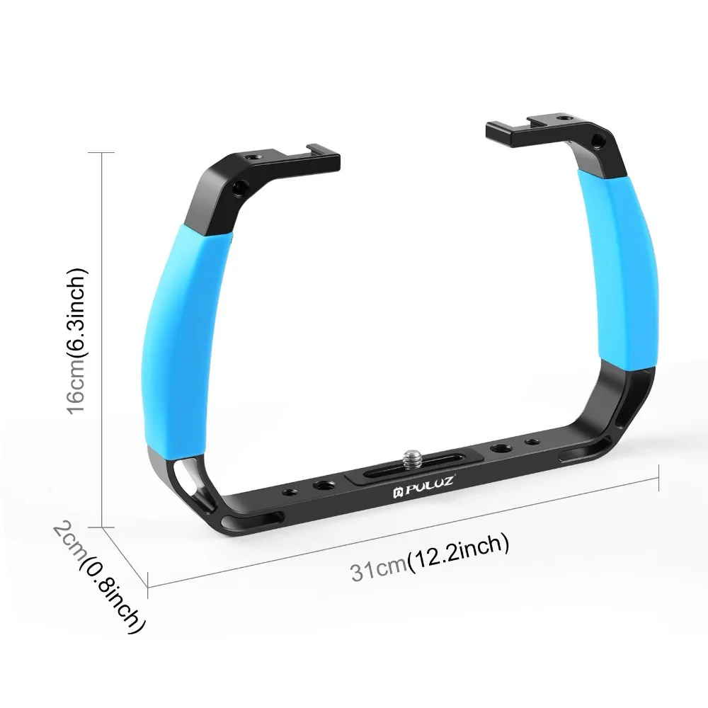 PULUZ fat cow suitable for GoPro action camera diving bracket DJIaction4 expansion handheld diving bracket