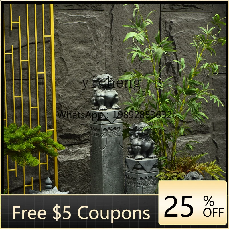 AA aisle simulation landscape villa lighting well tea room club restaurant zen landscaping living room decoration