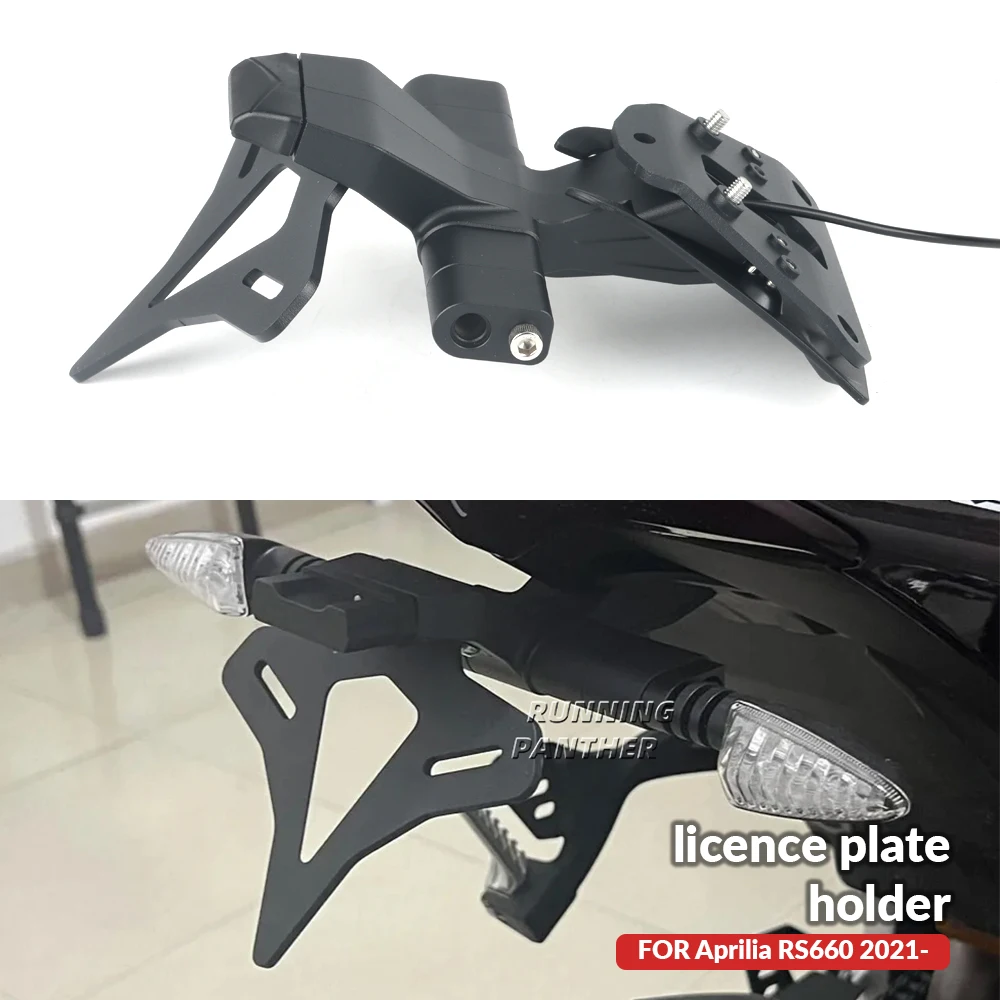 

Motorcycle Accessories License Plate Holder Fender Eliminator Registration Bracket For Aprilia RS660 rs660 Tuono660 RSV4 2021-20