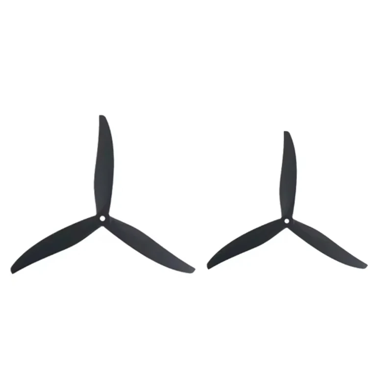 2Pair (2CW+2CCW)8X4X3 8inch 3 Blade/Tri-Blade Black-Glass Fiber Nylon Propeller 8inch 9inch FPV Freestyle Drone Parts