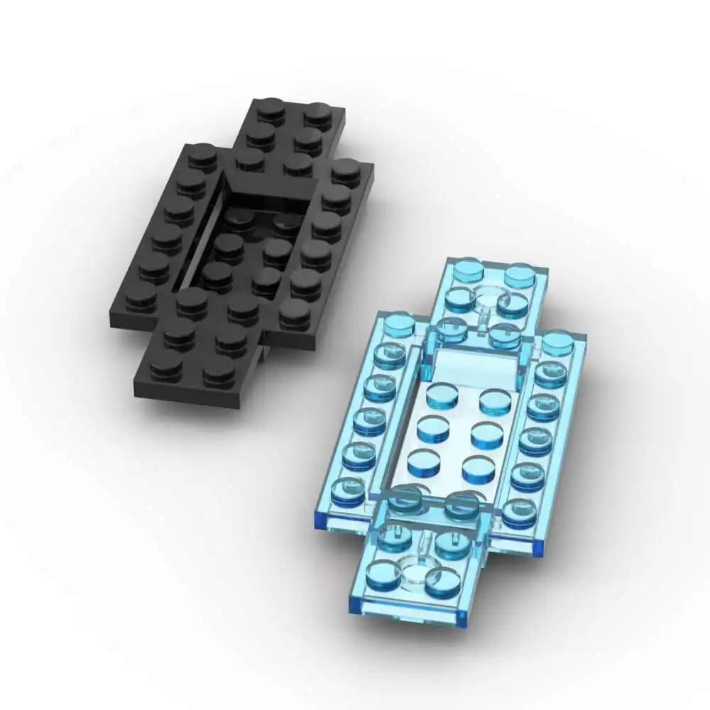 

MOC, 1 шт., частица головоломки 30029, 4x10, базовые строительные блоки, комплект, встраиваемый центр автомобиля с кирпичами, игрушки, подарок для детей, дропшиппинг
