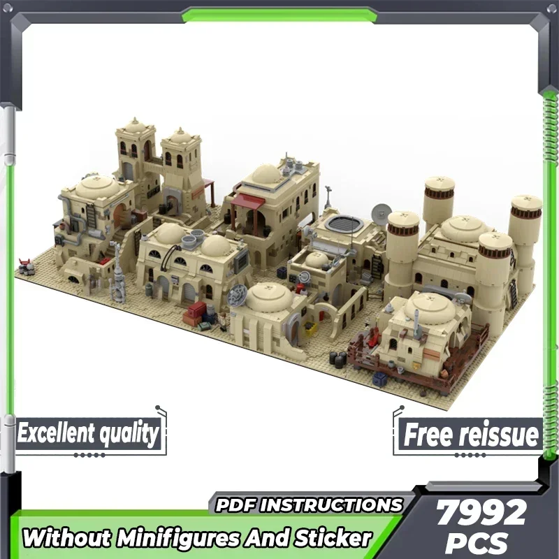 Popolare Star Movie Model Moc Mattoni da costruzione Spazio Desert Town Tecnologia Blocchi modulari Regali Giocattoli di Natale Set fai da te Assemblaggio