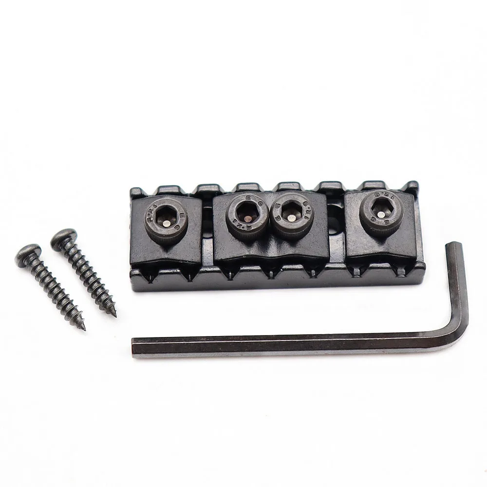 7-saitige E-Gitarre Sicherungsmutter Metall Sicherungsmutter für Floyd Rose Tremolo Brücke-Länge 48 mm-CR/BK/GD – Detail 14