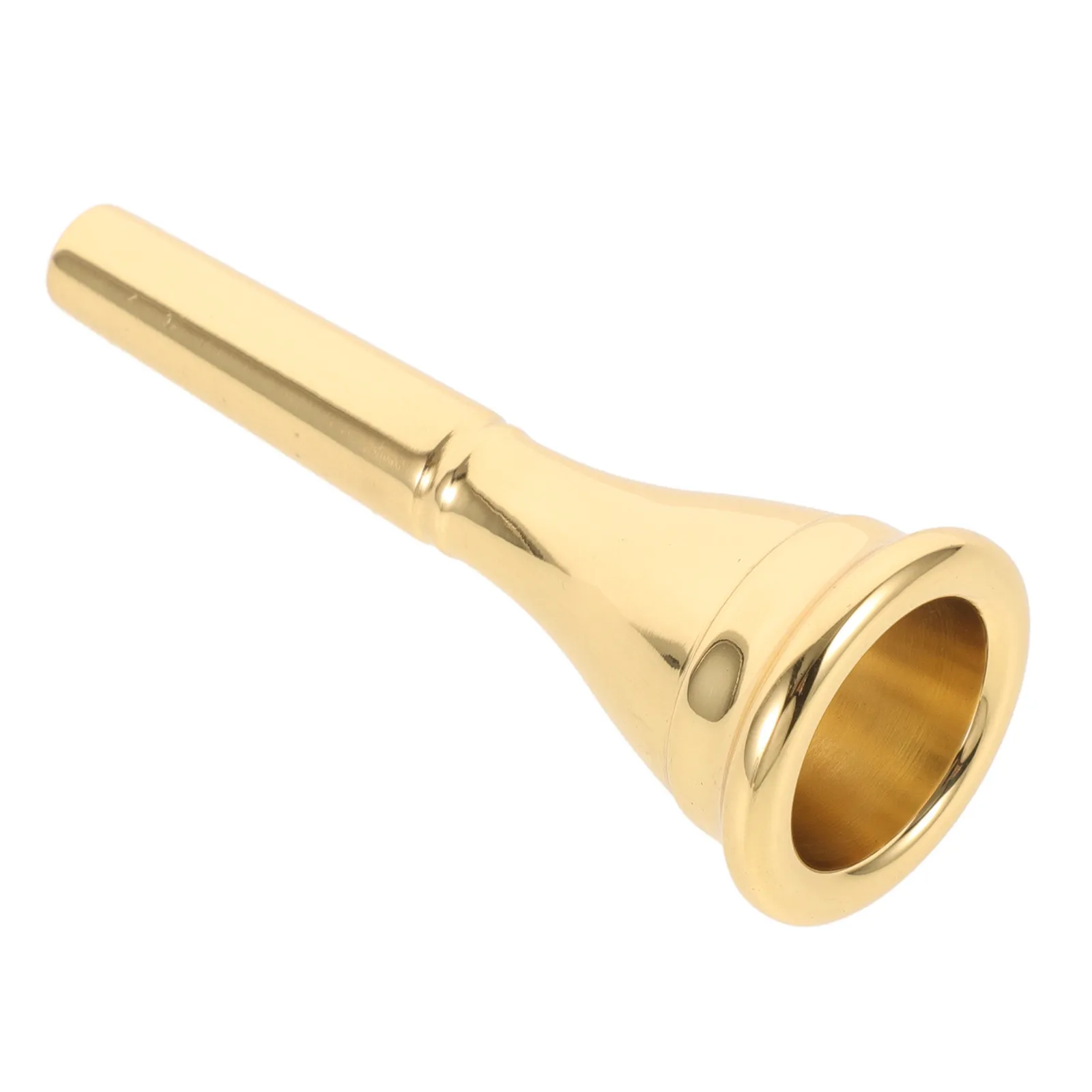 Copper French Horn Metal Mouthpiece Horn Part Replacement Accessory Portable for Beginners Professionals Improve Control