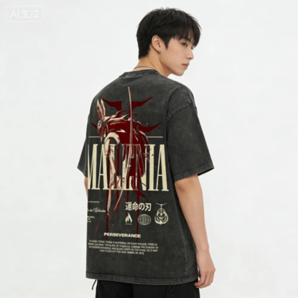 Summer Men New T-shirt Suitable for Gamers Universal  Style  Both Men and Women Fashionable and Versatile Trendy and Comfortable
