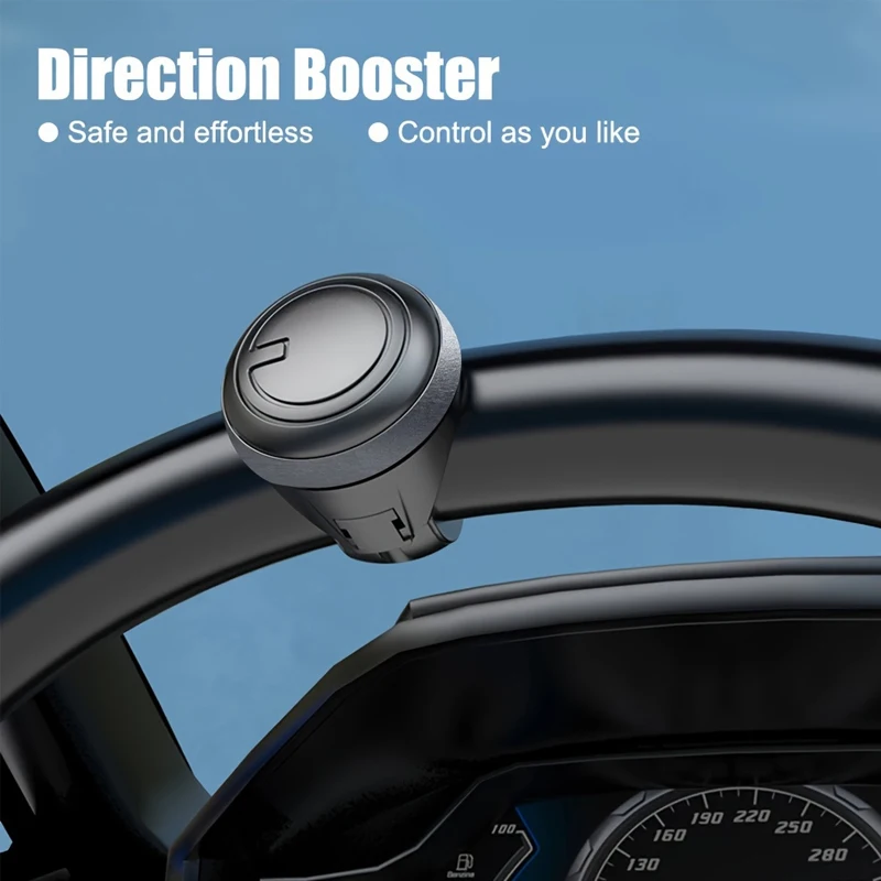 360 graden rotatie auto universele metalen lager spinner knop balvormige stuurwiel booster handvat booster