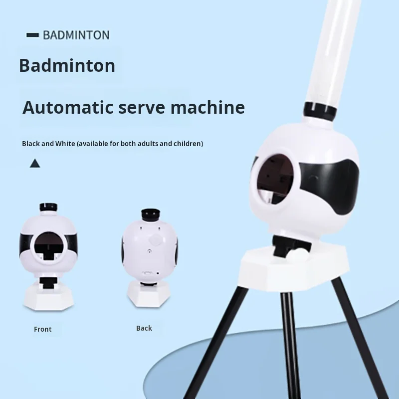 آلة كرة الريشة روبوت محمول أوتوماتيكي لمدرب السجال للبالغين والأطفال المبتدئين جهاز تدريب ممارسة الرمي #2