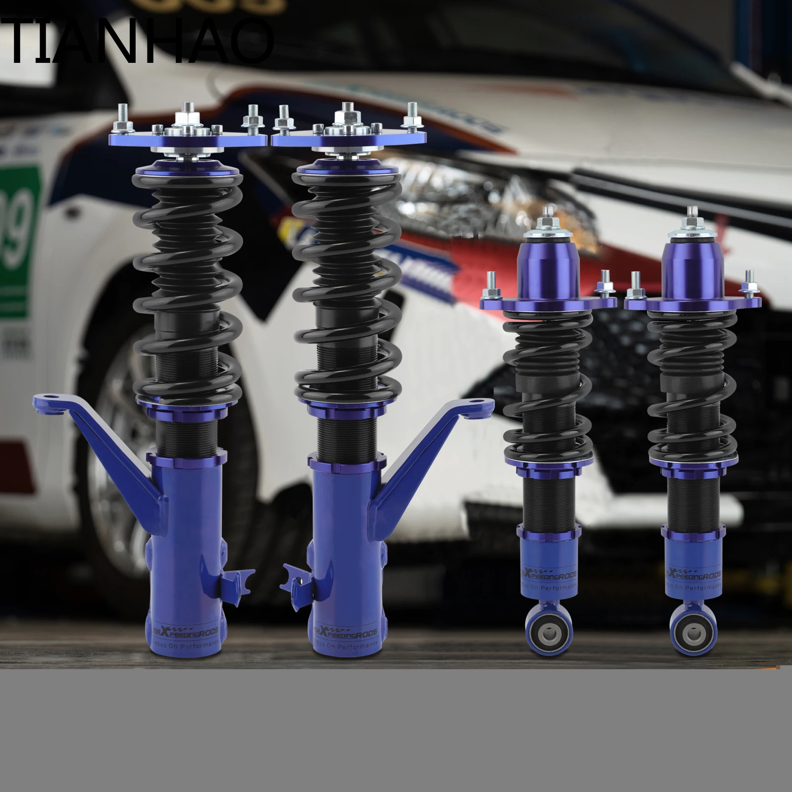 Full Coilovers Suspension Kit for EM2 ES, ET Sedan 2001-2005