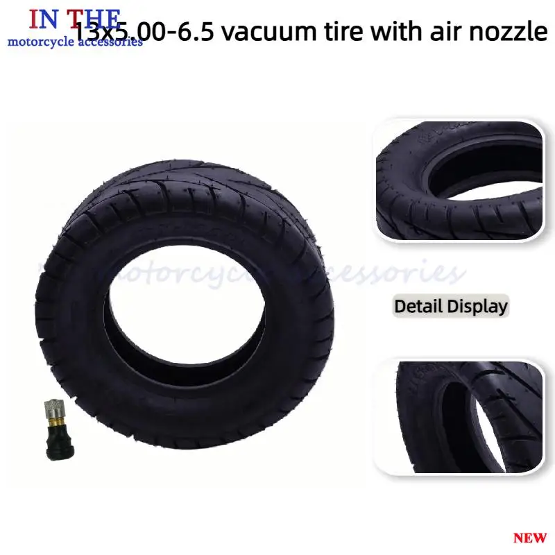 

13x5.00-6.5 Tubeless Tire for Motor Wheels FLJ K6 Electric Scooter E Kick Scooter Tyre 13*5.00-6.5 Vacuum Tyre