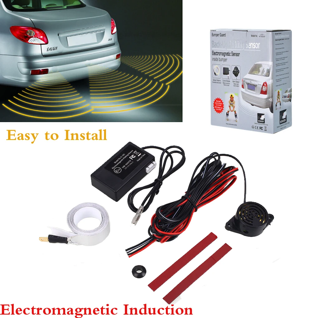 Car Backup Sensor Set Parking Sensor 12V Safety Anti-Collision Electromagnetic Auto Alarm System Car Accessory