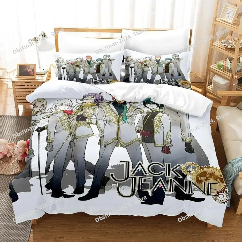 

Game Jack Jeanne Bedding Set Single Twin Full Queen King Size Bed Set Adult Kid Bedroom Duvet cover Sets Anime Bed Sheet Set