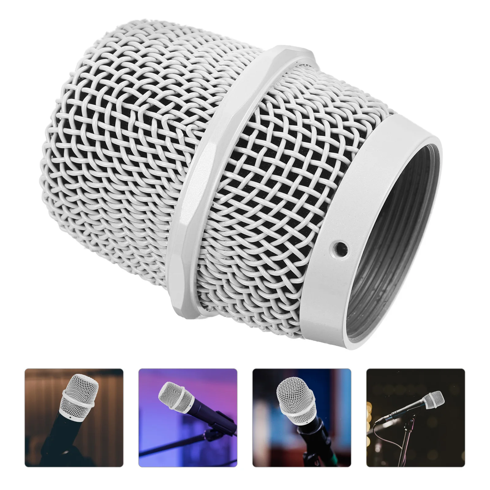 

Wireless Metal Grille Durable Microphone Ball Head Parts Accessories Compatible For Bs-780 Bs-790 Replacement Ball Head Metal